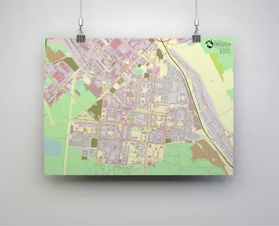 Карта города Ступино