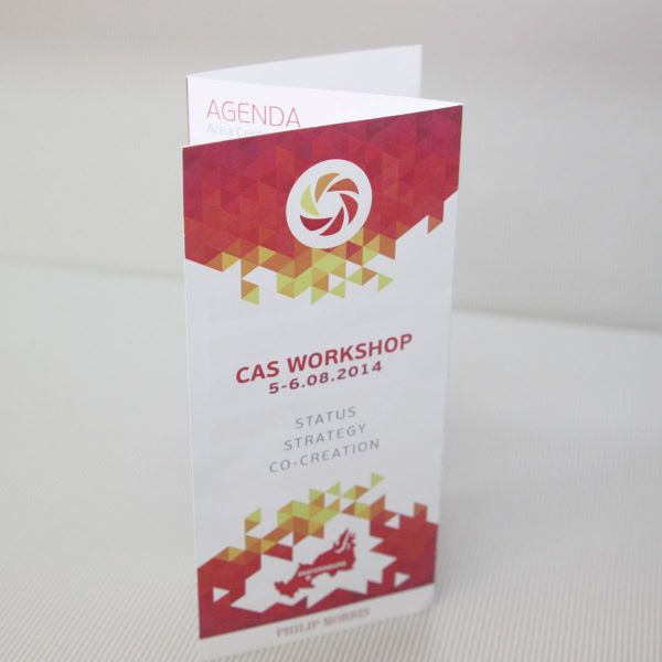 Лифлет  Z "Гармошка" (2 сгиба)