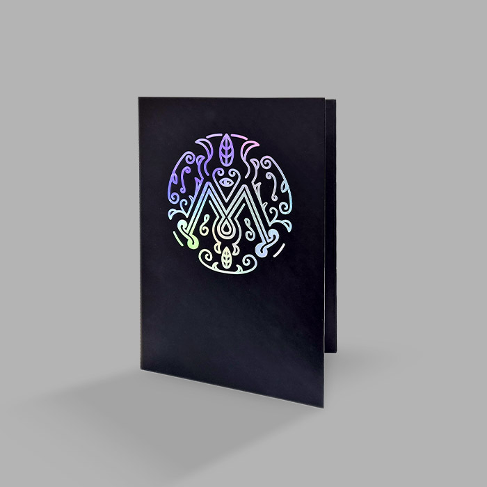 Папки с фольгой и 3D лаком