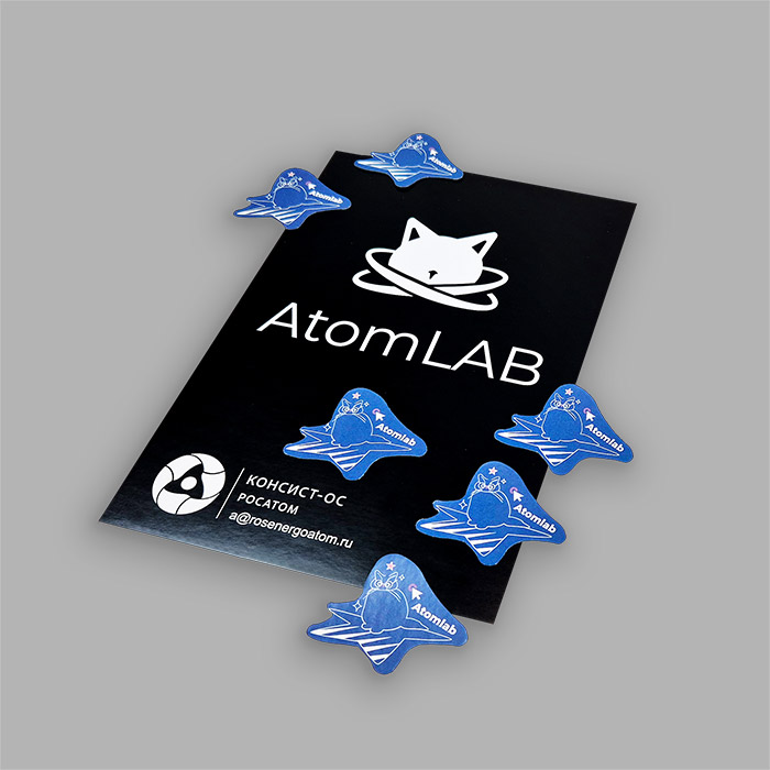 Наклейки и стикеры фигурные