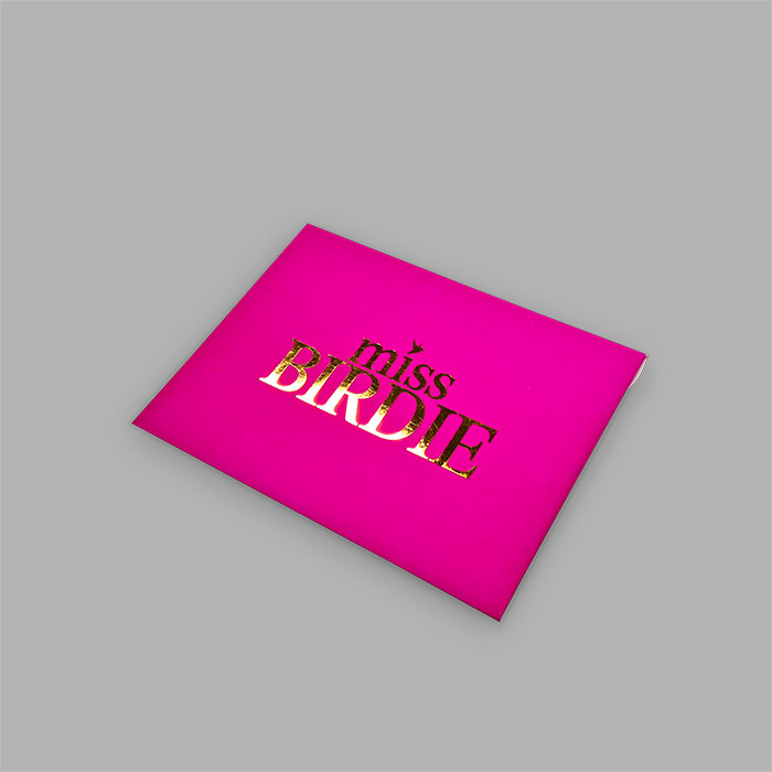 Конверты с фольгой, лаком