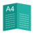 Буклет А4, 1 сгиб (А5 в готовом виде)