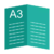 Буклет А3, 1 сгиб (А4 в готовом виде)