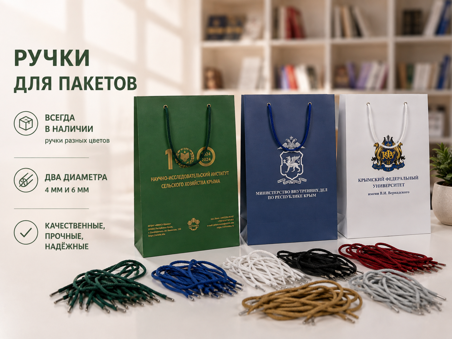 Бумажные пакеты с логотипом для бизнеса