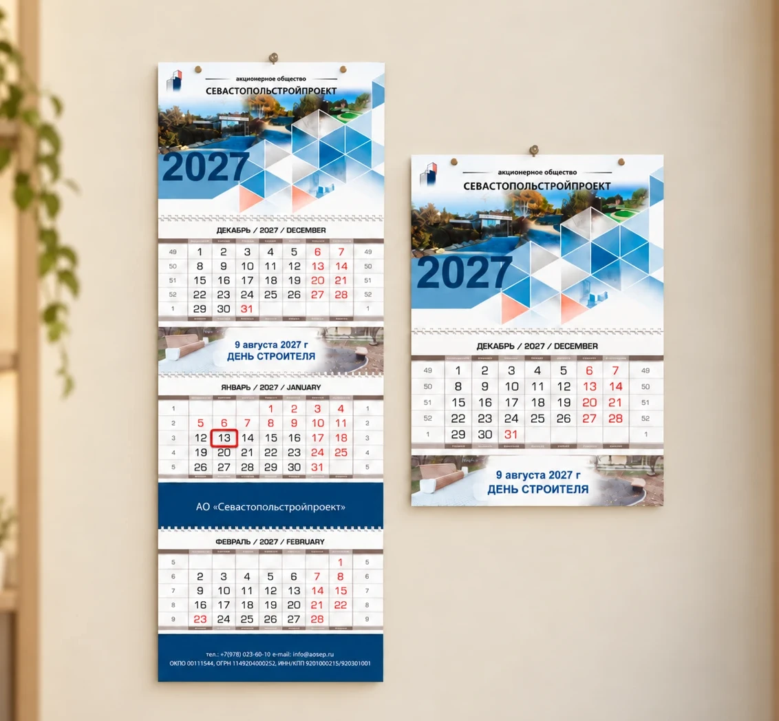 Календари 2027