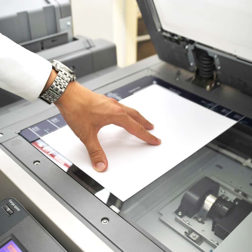 Чёрно-белая лазерная печать и копирование документов А4 и А3