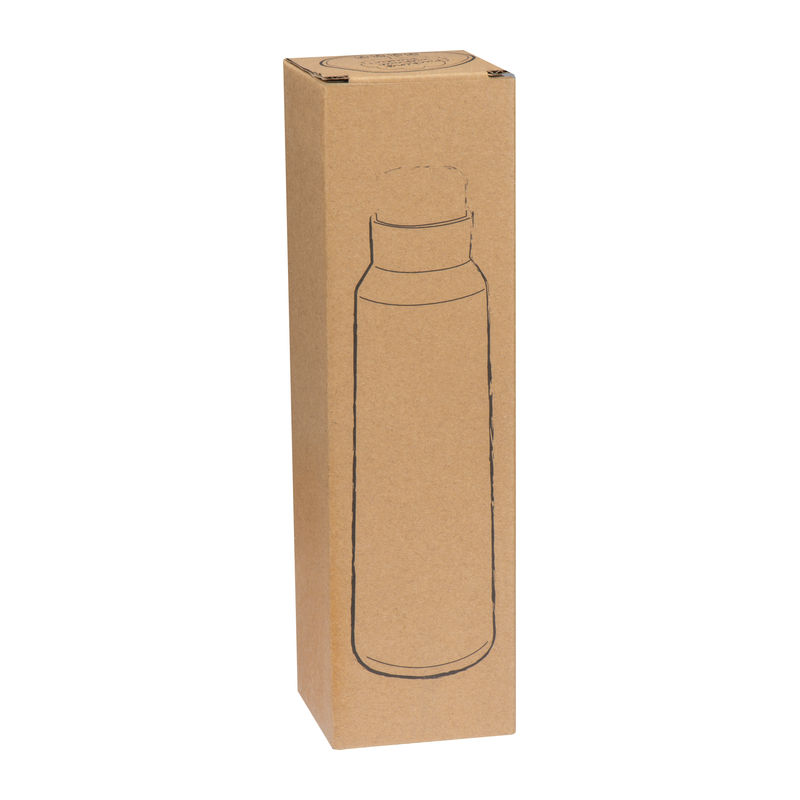 Sticlă termos cu dop din imitaţie de plută 500ml