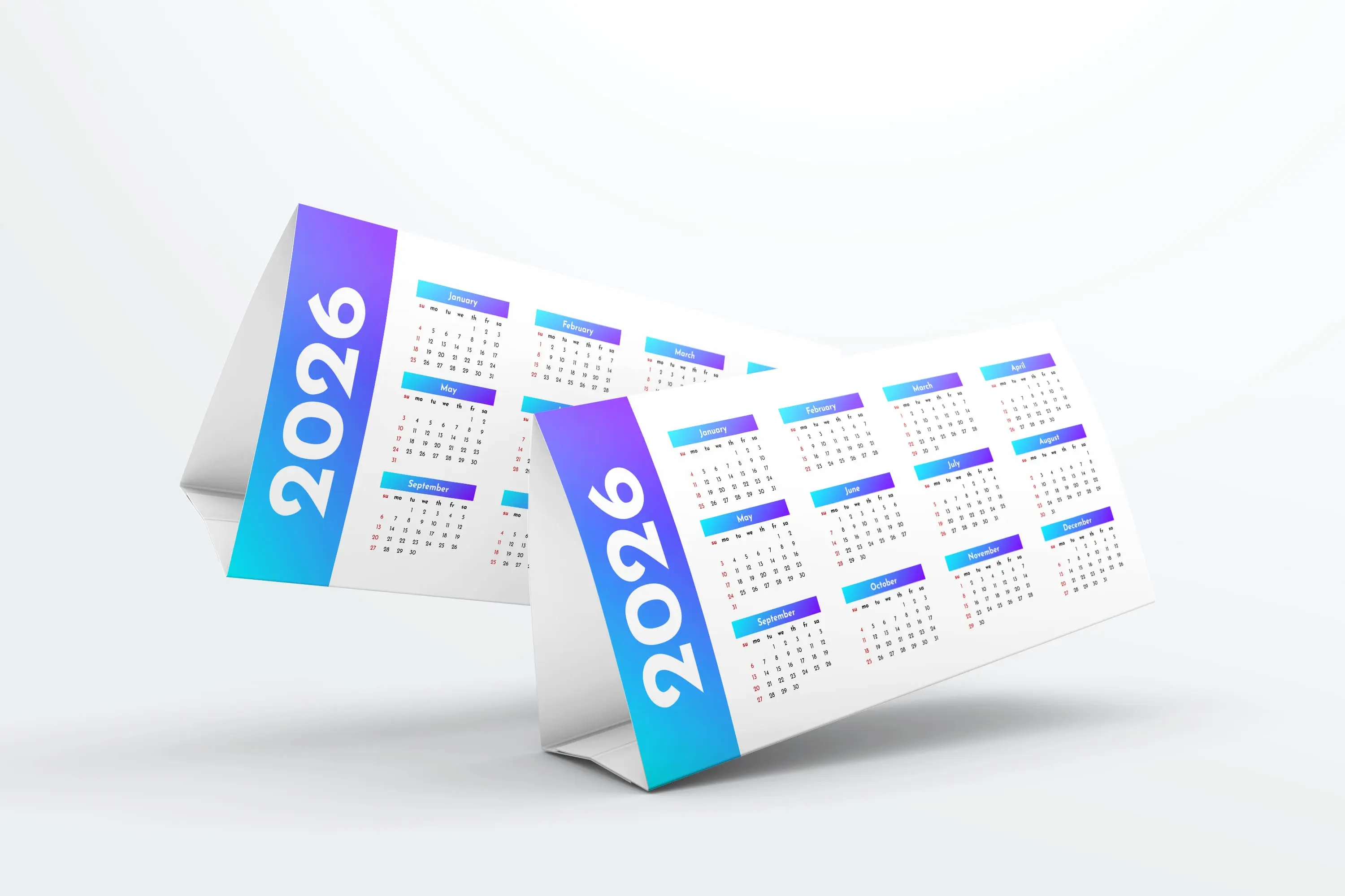 Calendare de birou tip "Căsuță"