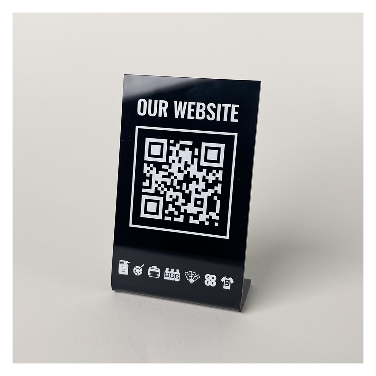 Suport QR Tab Clasic înclinat Suport QR Tab Clasic înclinat