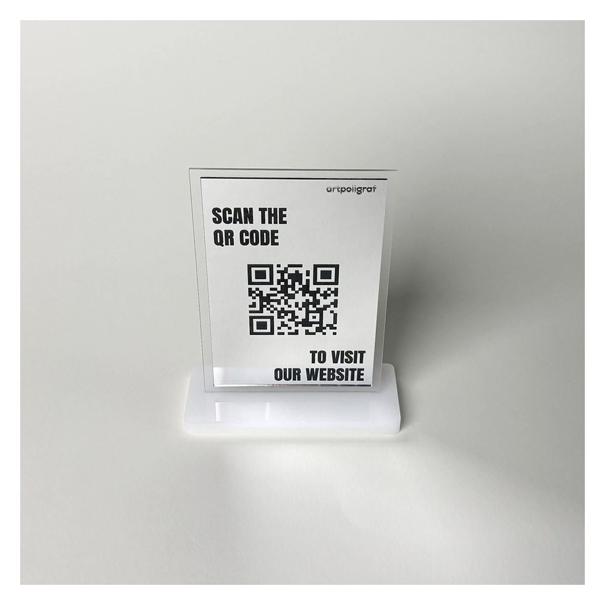 Suport QR Tab Compact oglindă