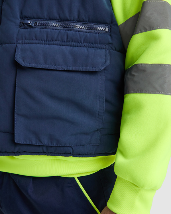 Vestă cu vizibilitate ridicată personalizată PERSEI 9313