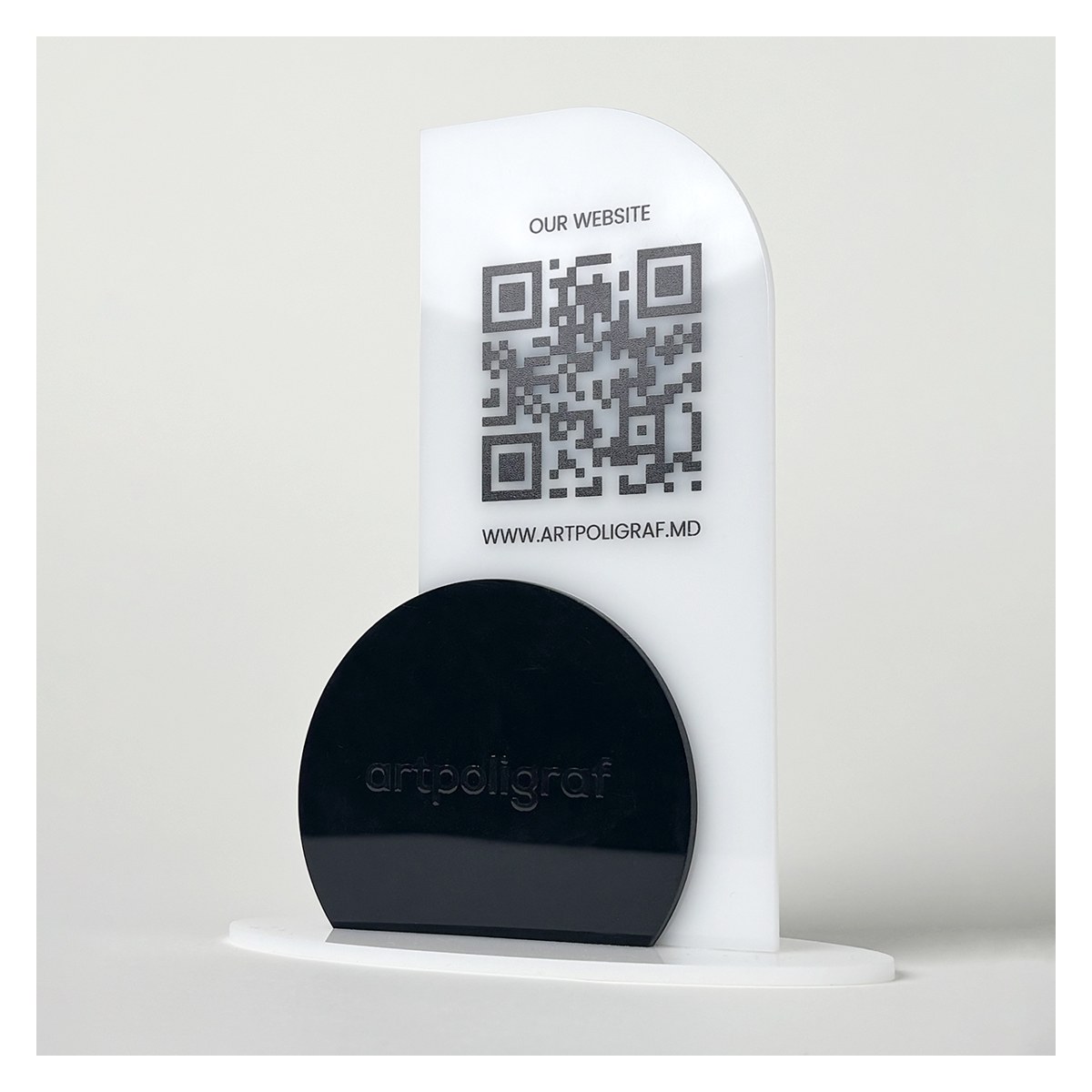 Suport QR Tab Arc cu disc
