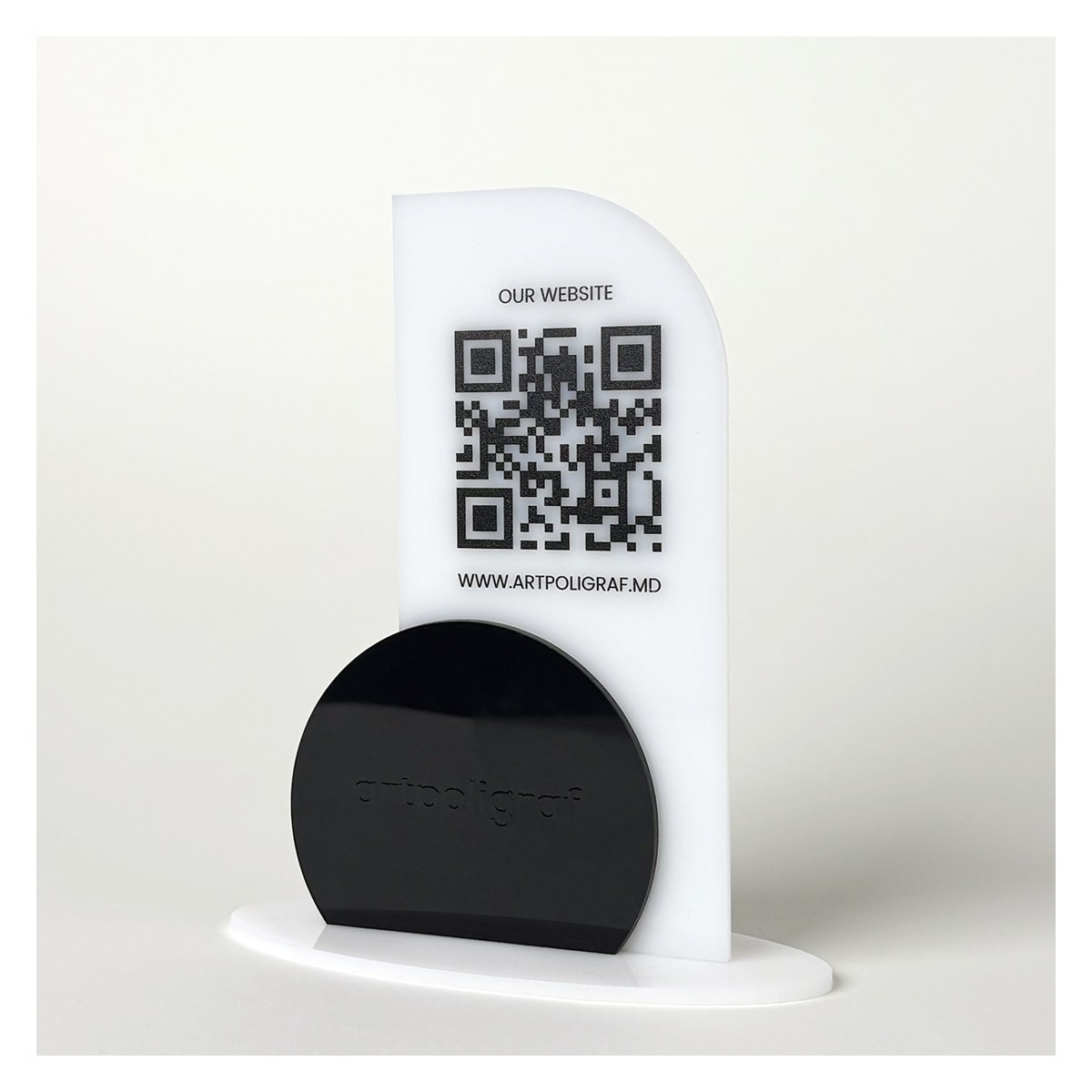 Suport QR Tab Arc cu disc