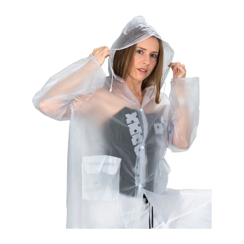 Pelerină de ploaie personalizată din PVC, cu glugă, XL, LAUREN