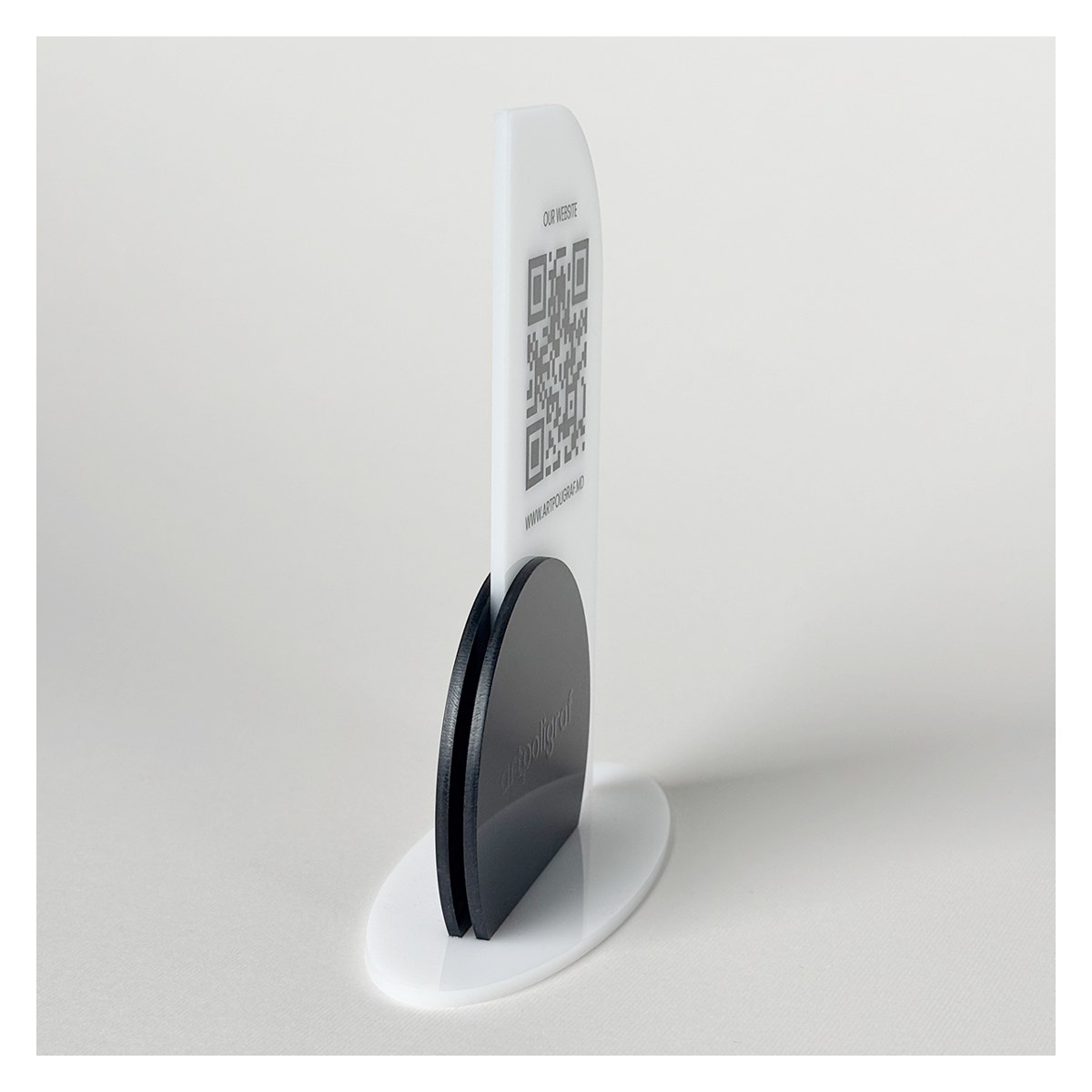 Suport QR Tab Arc cu disc