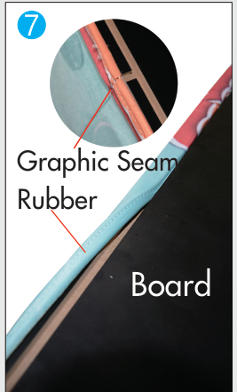 Masă promoțională textilă Visual Fabric Desk 780 × 960 mm