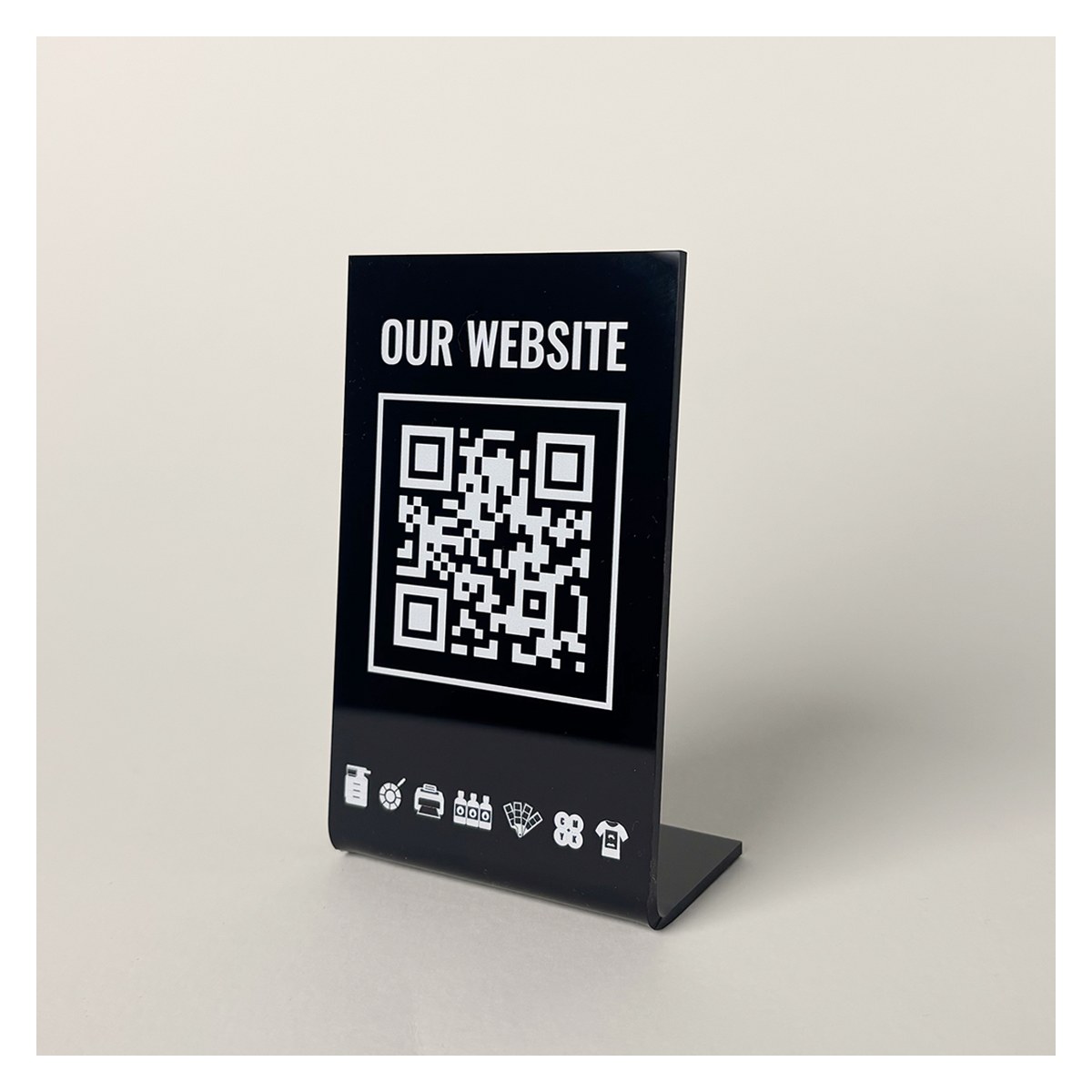 Suport QR Tab Clasic înclinat Suport QR Tab Clasic înclinat