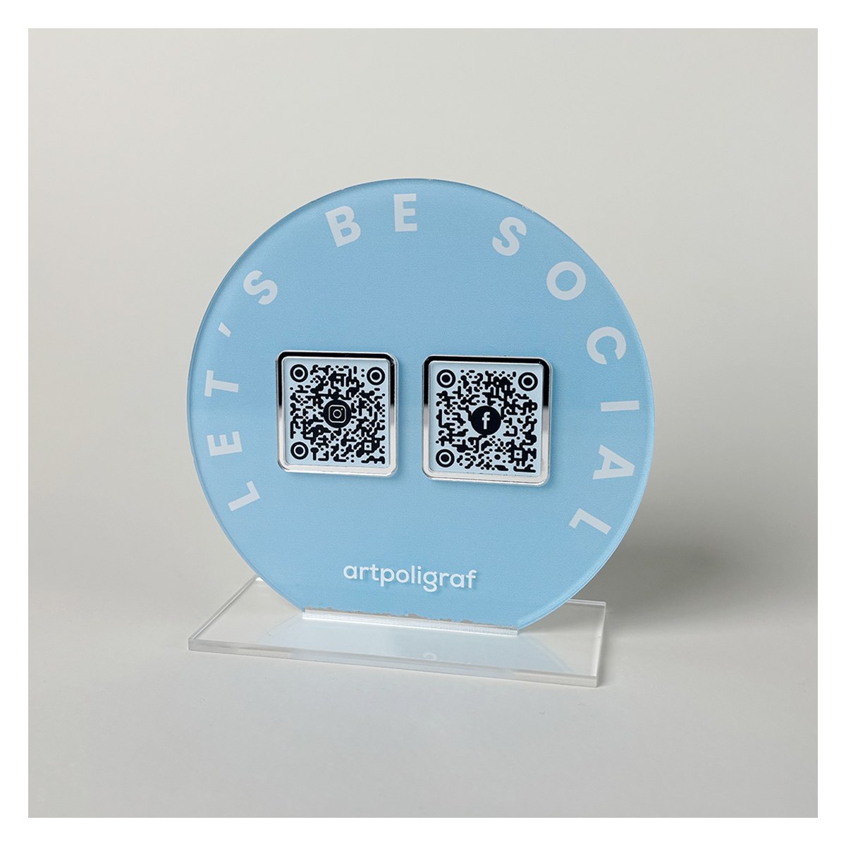Suport QR Tab Cerc Suport QR Tab Cerc