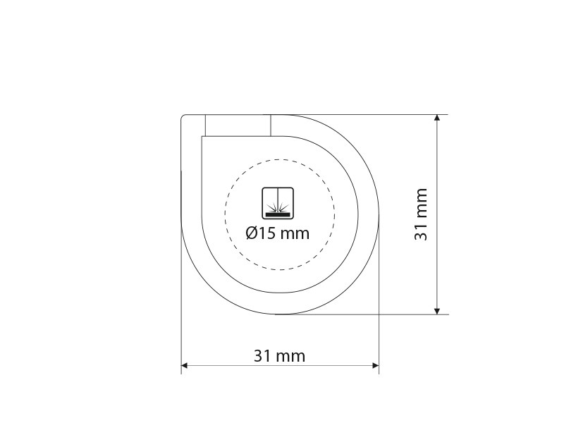 Suport pentru telefon din metal RING PRO