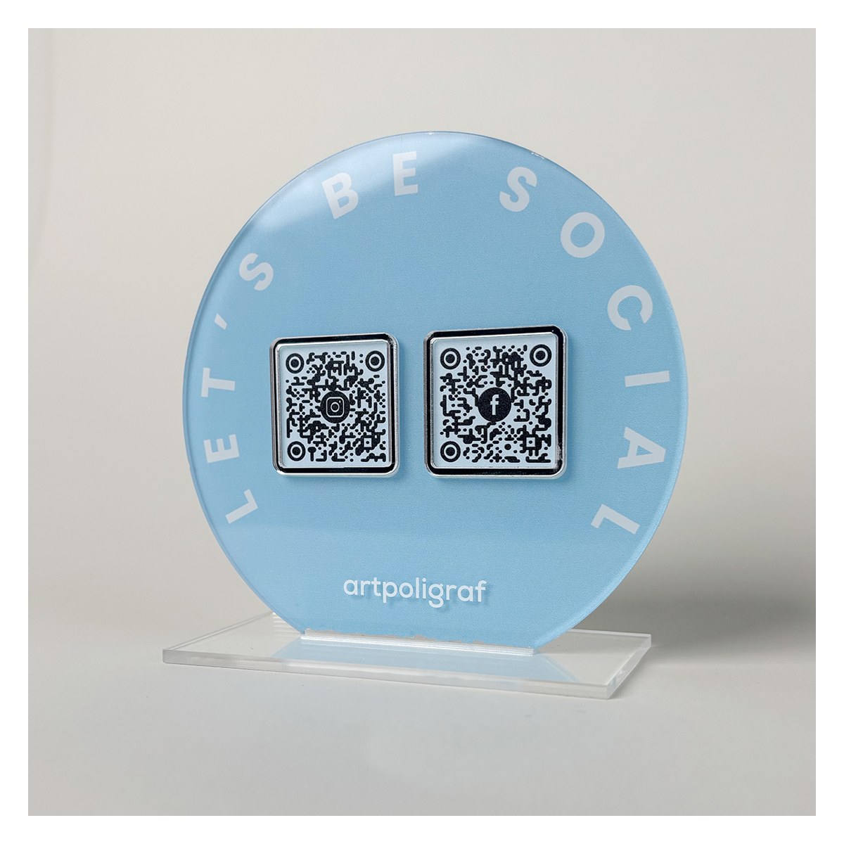 Suport QR Tab Cerc Suport QR Tab Cerc