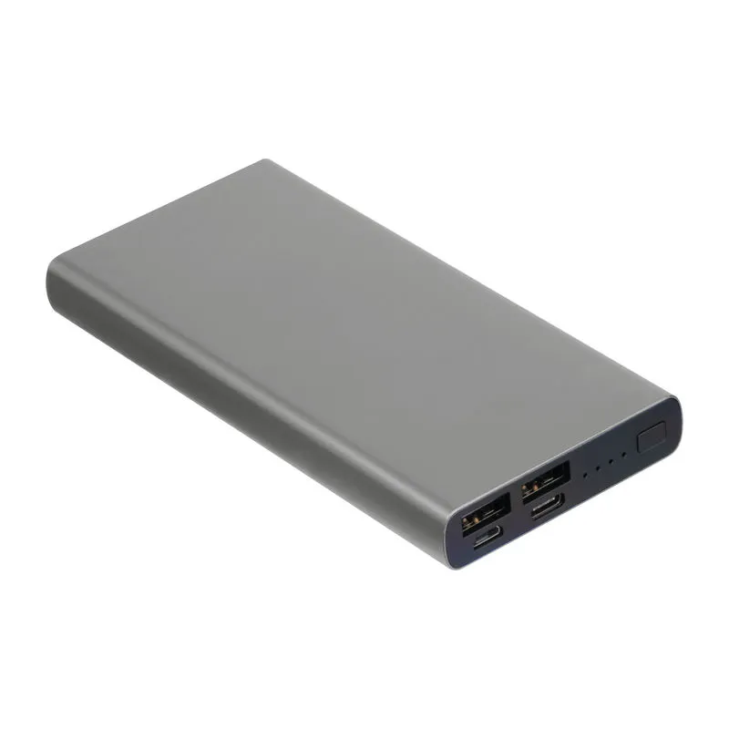 Baterie externă personalizată din aluminiu reciclat, 10.000 mAh, GIORGIA