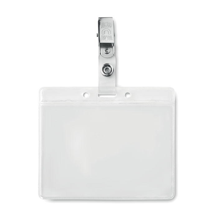 MO9642-22 Port ecuson din PVC cu clip metalic CLIPBADGE MO9642-22 Port ecuson din PVC cu clip metalic CLIPBADGE