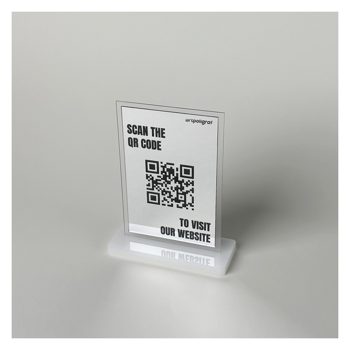 Suport QR Tab Compact oglindă