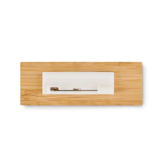 DERI Bamboo name tag