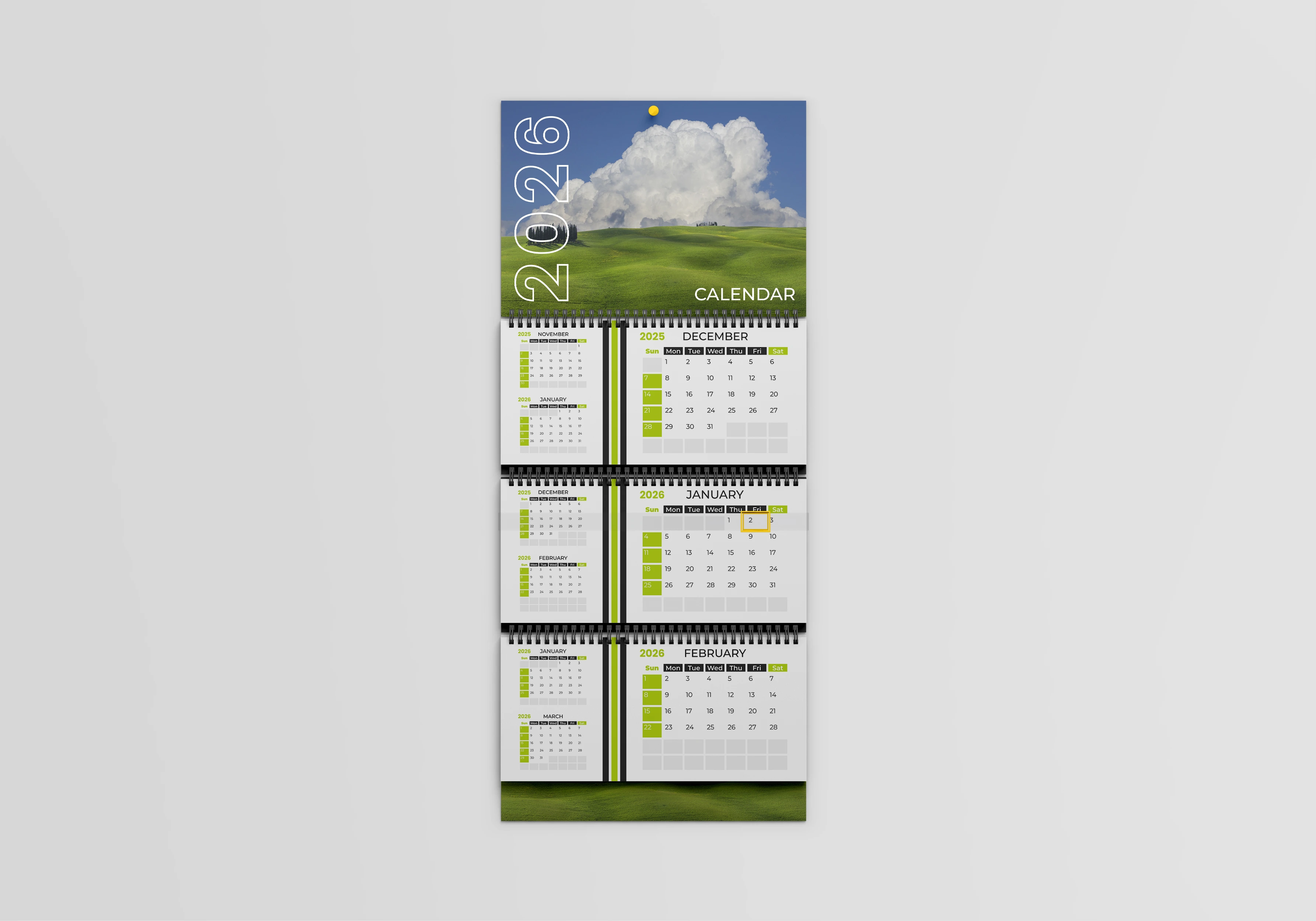 Calendare trimestriale