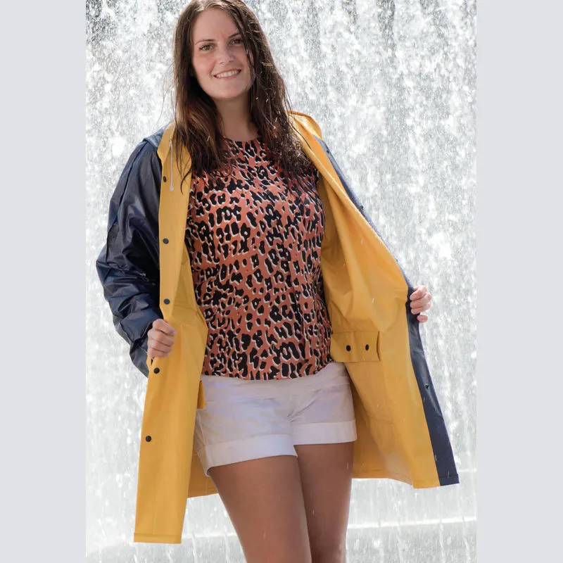 Pelerină de ploaie personalizată, reversibilă, din PVC, XL, CORA