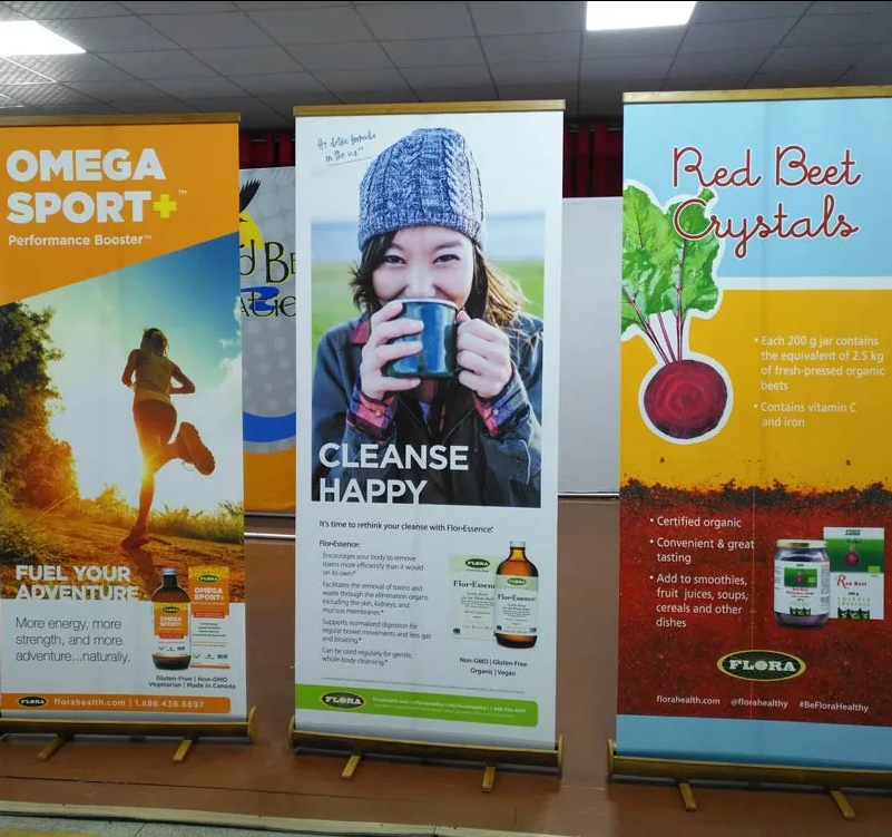 Roll-up Banner Bamboo Tube